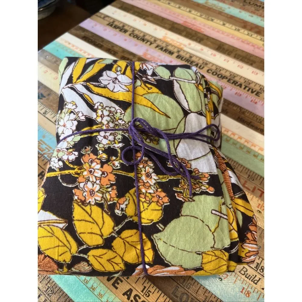 Urban Outfitters Mila Queen Flat Sheet Garden Fairy Y2K Boho Earthy Floral Anthr